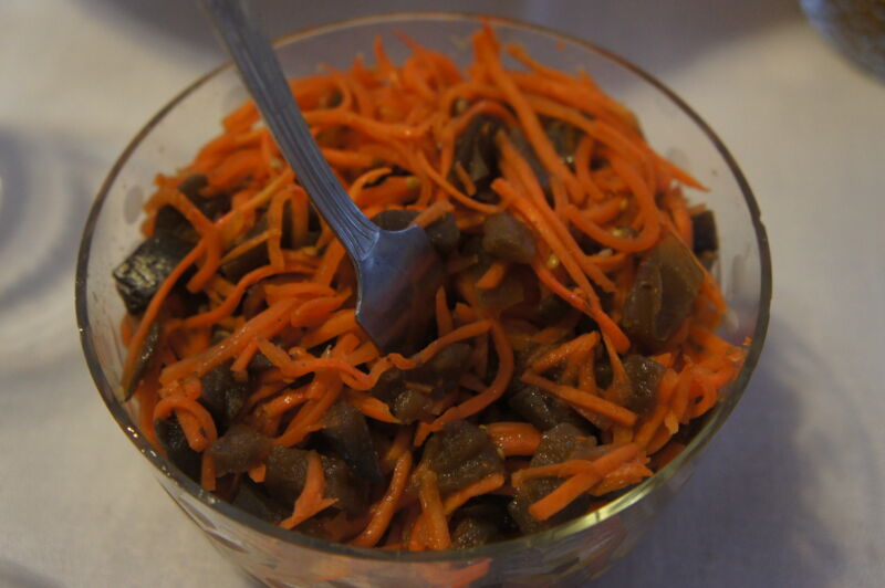 Баклажаны с морковкой