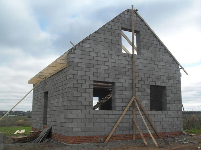 Сколько стоит построить дом керамзитобетона мокрый бетон цвет